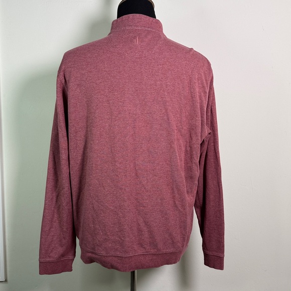 JOHNNIE-O Men's Red Half-Zip Sweater XL - Picture 6 of 9